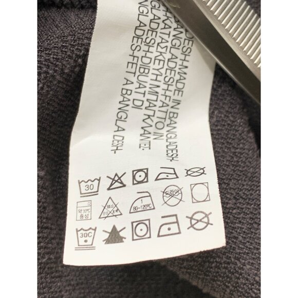 Zara Womens Oversized Corduroy Shirt Dress Tunic M Gray Long Sleeve RFF10663 - Picture 5 of 9